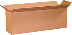Long Boxes Holds 65Lbs, 24X6X8 25-Pk for Shipping & Packing | Long Boxes 24″L X