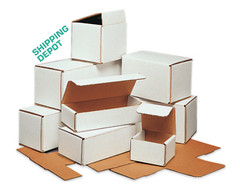50 Pack of 4x3x2 White Corrugated Shipping Mailer Packing Box Boxes 4″ x 3″ x 2″