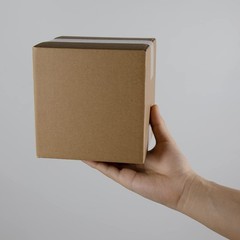 25 Pack Small Corrugated Cardboard Shipping Boxes 6x6x6 Inches Parcel Mailer Box