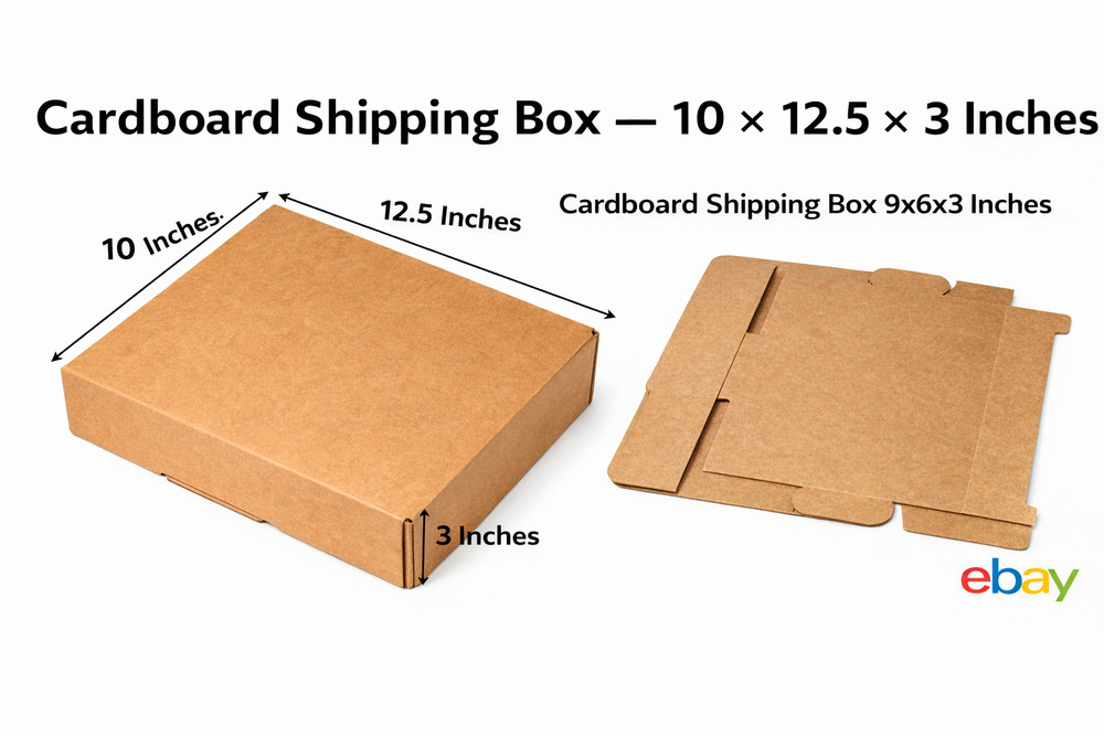 📦LOT OF 50 12 x 10 x 3″ Corrugated Kraft Mail Shipping Box FREE SHIP Cardboard