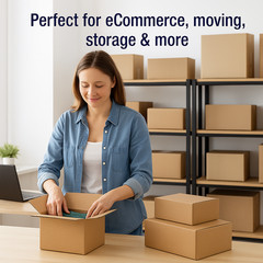 100 7x7x7 Shipping Boxes Corrugated Cardboard Cartons Packing Mailing