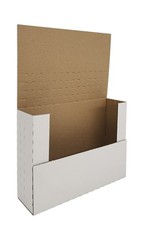 50 Pack DVD Box Mailers, 7.5 x 5.5 x 2″ Corrugated Easy-Fold Mailers, Height …