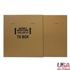 Adjustable TV Moving Box Flat Panel TVs Up to 70 Inch Safe Packing Storage New