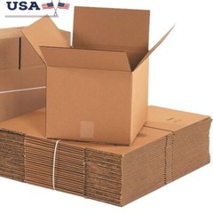 Heavy Duty Shipping Boxes 12x12x12 In Corrugated Cardboard Moving Storage 25 Pc