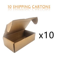 Corrugated Cardboard Mailing Box 5×2.7×1.5 Inch – 10 /50Pack Small Shipping Box