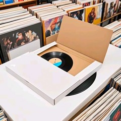 25 Album Paper 12.5 ” x 12.5″ x 1/2 “& 1” Vinyl Record LP Shipping Mailer Boxes