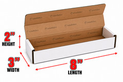 150 Mixed Size White Corrugated Mailer Shipping Boxes 5x5x3 7x3x3 8x3x2 50 Each