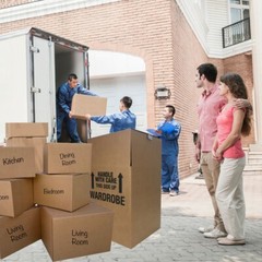UBMOVE 1 Room Wardrobe Moving Kit 9 Packing Boxes and Moving Supplies
