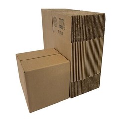 UOFFICE 25 Corrugated Boxes 10″x10″x10″ Single Wall Cube Boxes