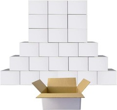 Brand New Shipping Box 9x6x4 White Cardboard