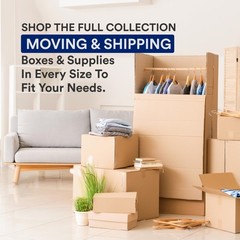 BOX USA Moving Boxes Medium 18″L x 14″W x 12″H 10-Pack | Corrugated Cardboard…