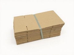 20 Pack 12x4x5 Corrugated Shipping Boxes Long Mailers Kraft 12x4x4.75 NEW FLAT
