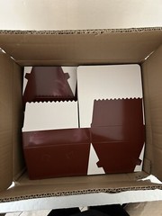 Paper Mart 1PC CHOCOCLATE TUCK TOP CANDY BOX 6-3/8 in x 5-3/8 in x 1-1/2 in