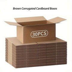 100 8x6x4 Cardboard Paper Boxes Mailing Packing Shipping Box Corrugated…