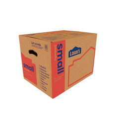 Classic Cardboard Moving Box with Handle Holes Fast shipping and Any Size