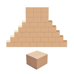 40 Pack 6x6x4 inches Shipping Boxes Small Cardboard Boxes for Packing, Moving, M
