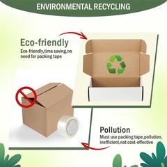 7.8×5.5×1.5-Inch White Shipping Cartons — Pack of 10 or 20 — Ideal for Moving.