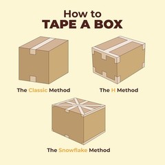 The Boxery 6″x4″x4″ Brown/Kraft Corrugated Cardboard Shipping Boxes 100-Pack