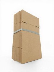20 Pack 12x4x5 Corrugated Shipping Boxes Long Mailers Kraft 12x4x4.75 NEW FLAT