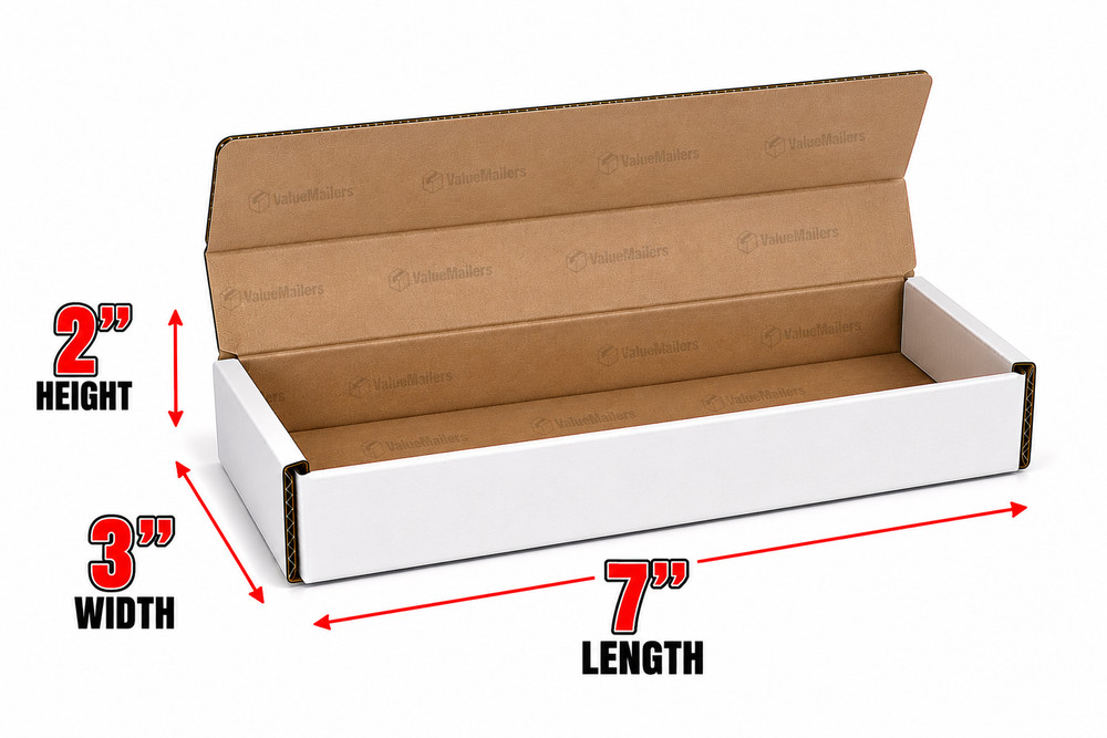 150 Mixed Size White Corrugated Mailer Shipping Boxes 7x3x2 7x3x3 8x4x2 50 Each