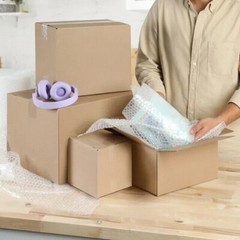 Pen+Gear 6 in L X 6 in W X 6 in H Recycled Shipping Boxes Pack of 30 Pieces…
