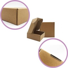 5x5x2 inches Shipping Boxes Set of 25, Brown Corrugated Mailing Cardboard Box