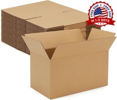 Paquete de 30 Cajas de Envio 11x6x6 Pulgadas de Carton Corrugado Brown Business