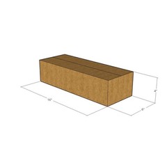 16x6x4 Long Corrugated Shipping Boxes 32 ECT Single-Wall, 15/Pack