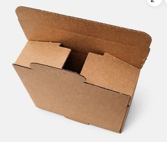 LOT OF 50 9″ x 6″ x 3″ Corrugated Kraft Mailer Shipping Box FREE SHIP Cardboard