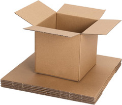 Shipping Boxes Mailers 5x5x5 inches Corrugated Cardboard Small Packing Kraft Mov