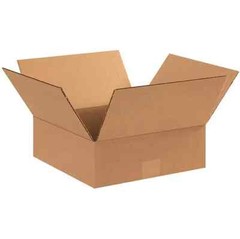 25 PACK Shipping Boxes Cardboard Carton 12 L x 12 W x 4 H Corrugated Kraft Box