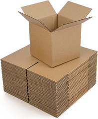 25 Pack Shipping Boxes 6″ x 6″ x 6″ Corrugated Cardboard Small Packing Boxes