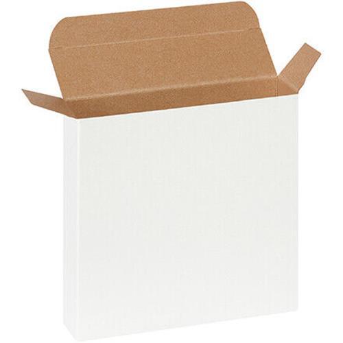 6 x 1 1/2 x 6″ White Reverse Tuck Folding Cartons 250/Case