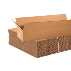 34″L x 10″W x 6″H Long Corrugated Shipping Boxes – 10-Pack for Moving, Packing,