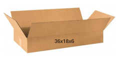36″ x 18″ x 6″ CARDBOARD BOX – 200 lb – SINGLE BOX