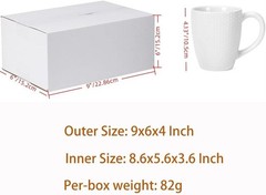 Brand New Shipping Box 9x6x4 White Cardboard