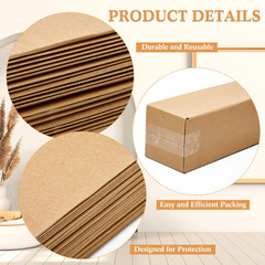 10 Pcs 6 X 6 X 48 Inch Golf Club Shipping Boxes 6L X 6W X 48H Tall Cor…