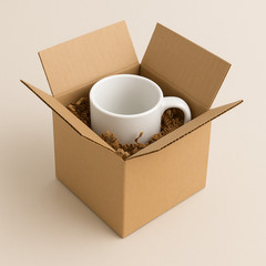 25 Pack 4x4x4 Shipping Boxes | Corrugated Cardboard Mailing Packing Cartons