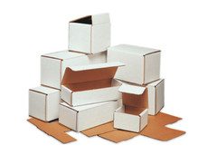 Pick Quantity! 1-350 6x3x2″ White Corrugated Mailer Small Folding Box Light Ship