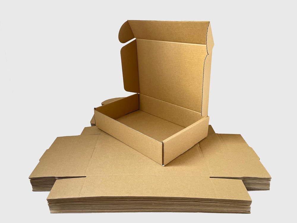7X5X2 Inch Set of 50 Pack Brown Corrugated Shipping Boxes – Cardboard Boxes for