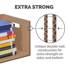 Classic Moving Box Kit 12 Pack Tape-Free Assembly Reinforced Handles Durable New