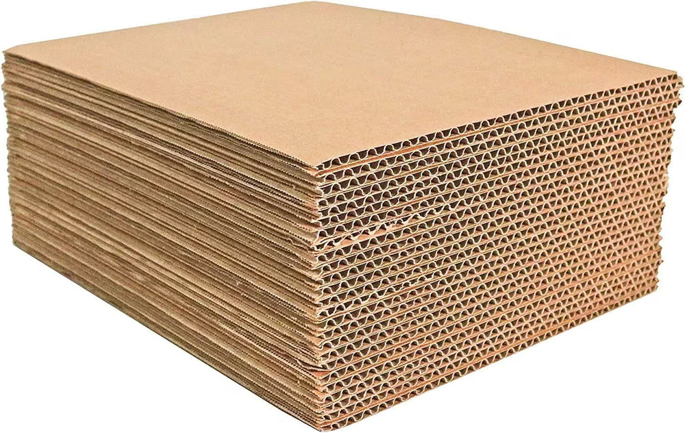 25 7.5X7.5 Cardboard Corrugated Pads Inserts 45 RPM Filler Sheet 7.5 X 7.5