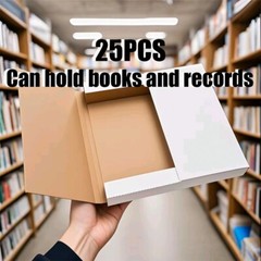 25pc White Vinyl Record LP Shipping Mailer Boxes 12.5×12.5×1/2）” Album Paper Box