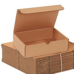 Kraft Shipping Boxes 9″ x 6″ x 2″ (25-Pack) Foldable & Crush-Proof | Corrugat…