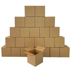 UOFFICE Corrugated Boxes 7″ x 7″ x 7″ Cube Shipping Mailing Box Cartons