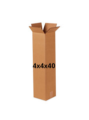 4″ x 4″ x 40″ CARDBOARD BOX – 200lb – SINGLE BOX – TALL – GOLF CLUB/PUTTER BOX