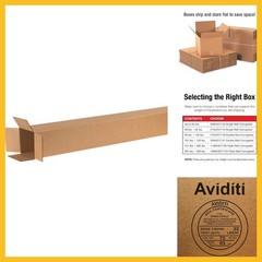 BOX USA Shipping Boxes Tall 6″L x 6″W x 60″H 15-Pack – Corrugated Cardboard Box