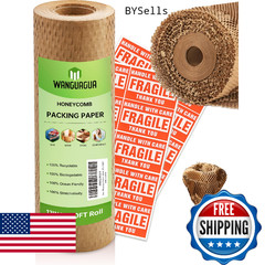12Inch x 1200Inch Honeycomb Moving Packing Paper Sheets Sustainable Alternative
