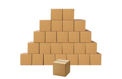 50PCS Standard Cardboard Boxes 4″ x 4″ x 4″ Inside Size