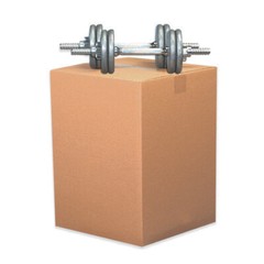 UOFFICE Heavy Duty Corrugated Boxes 24″x24″x24″ 275lb. Bundle of 10 Double Wall